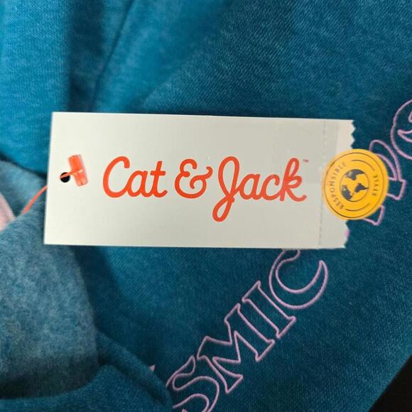 Girls' Fleece Pullover Hoodie | Cat & Jack | Small (6/7) - Picture 9 of 11